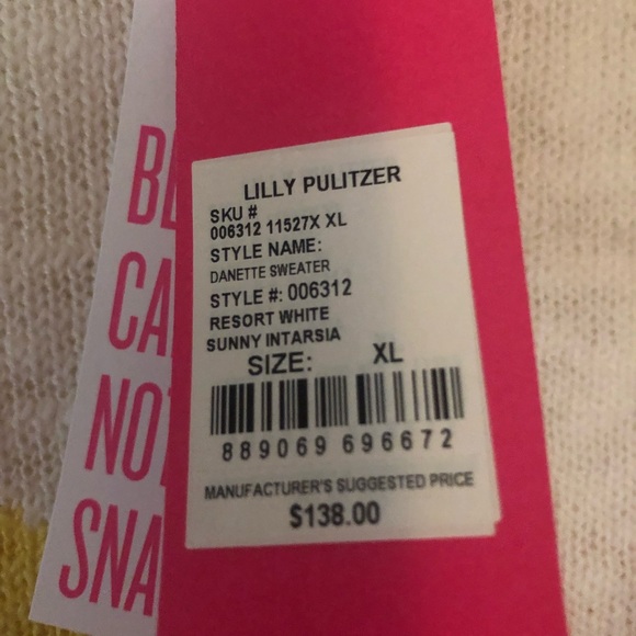 NWT Lilly Pulitzer Danette Sweater XL - Picture 2 of 4